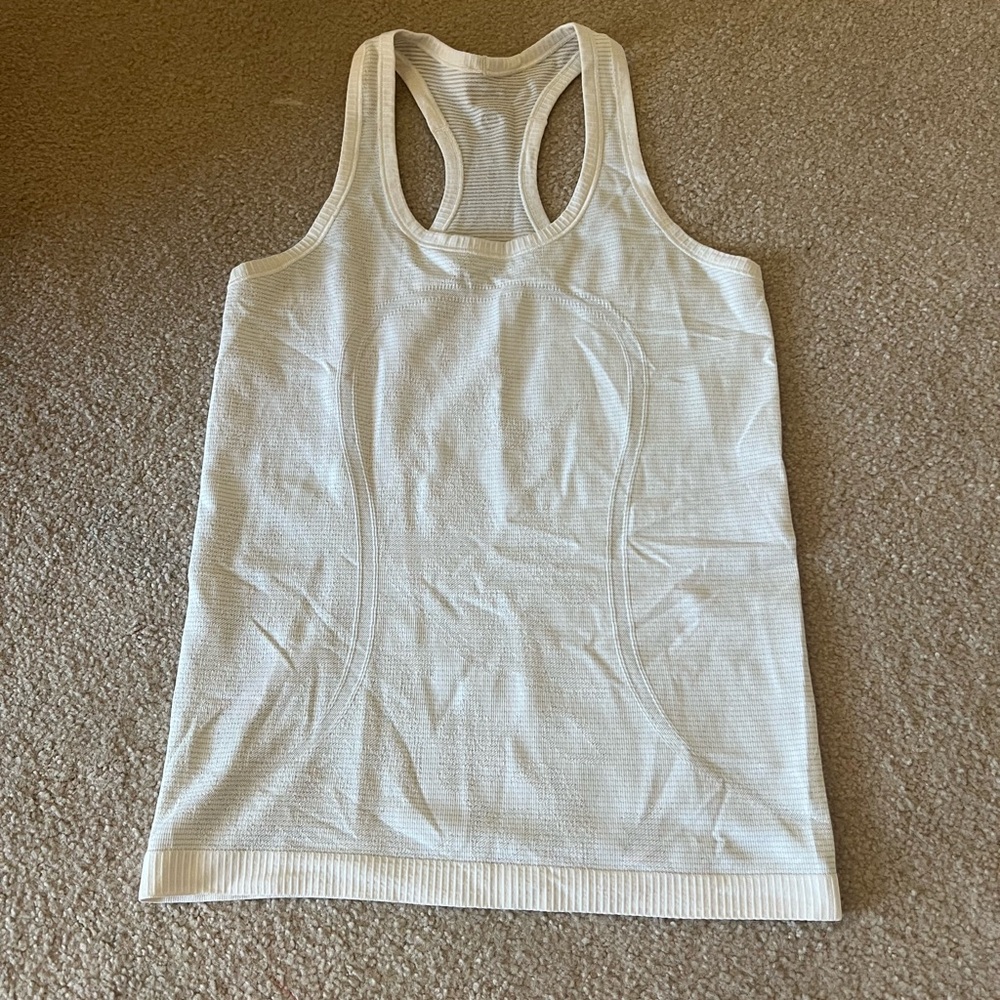 lululemon athletica White Tank Top